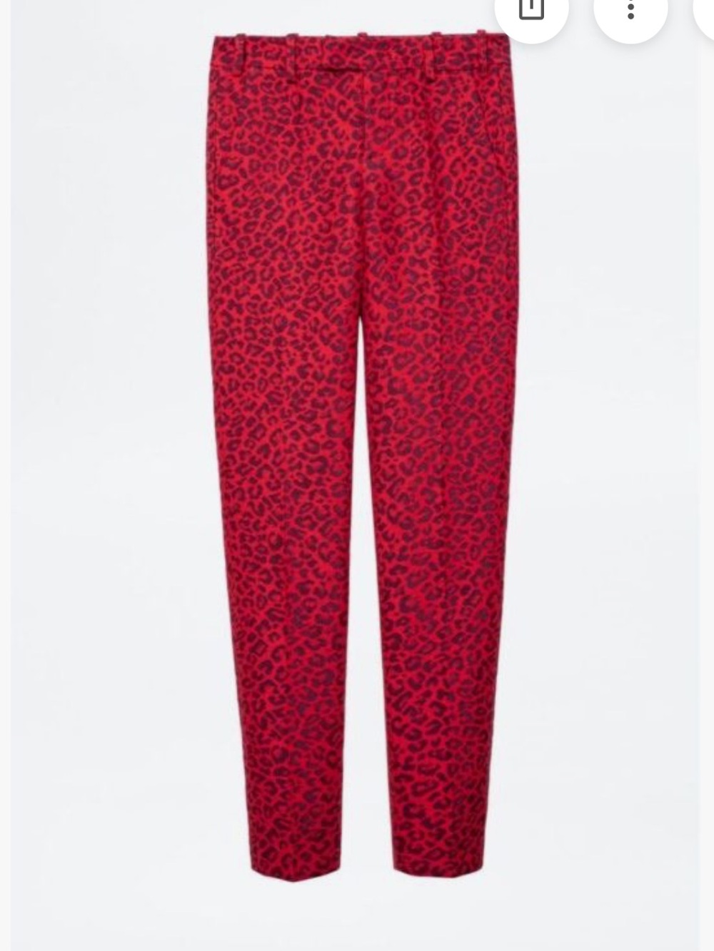 ZADIG & VOLTAIRE Mid-rise Slim Pants Passion Red - Picture 3 of 9